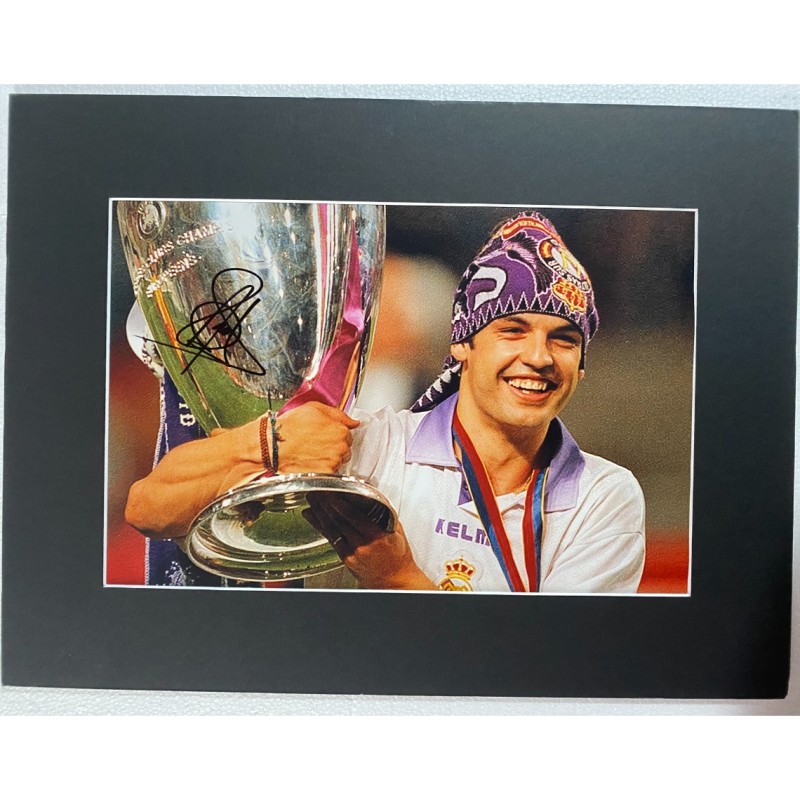 Fernando Morientes' Real Madrid Signed and Framed Picture