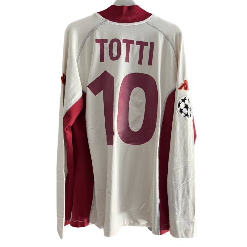 Totti Official Roma Shirt, UCL 2001/02