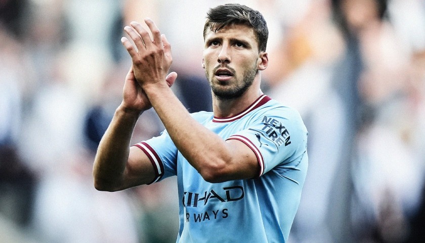 Maglia Rúben Dias Manchester City, 2022/23 - Autografata