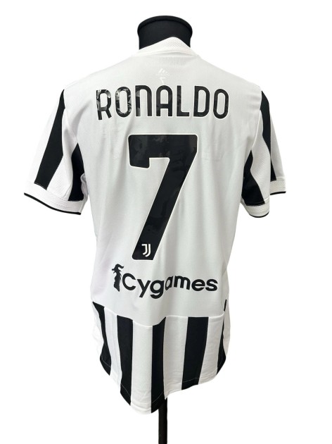 Maglia Gara Cristiano Ronaldo Juventus vs Barcellona, Trofeo Gamper 2021