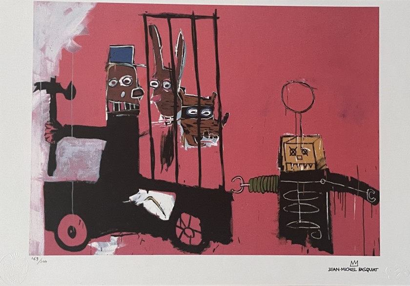 Basquiat Signed Lithograph