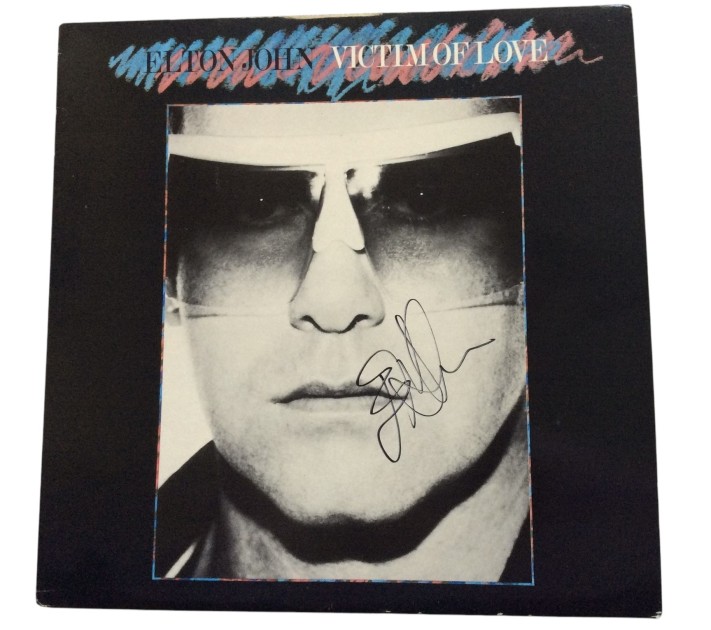 Elton John Signed Vinyl LP