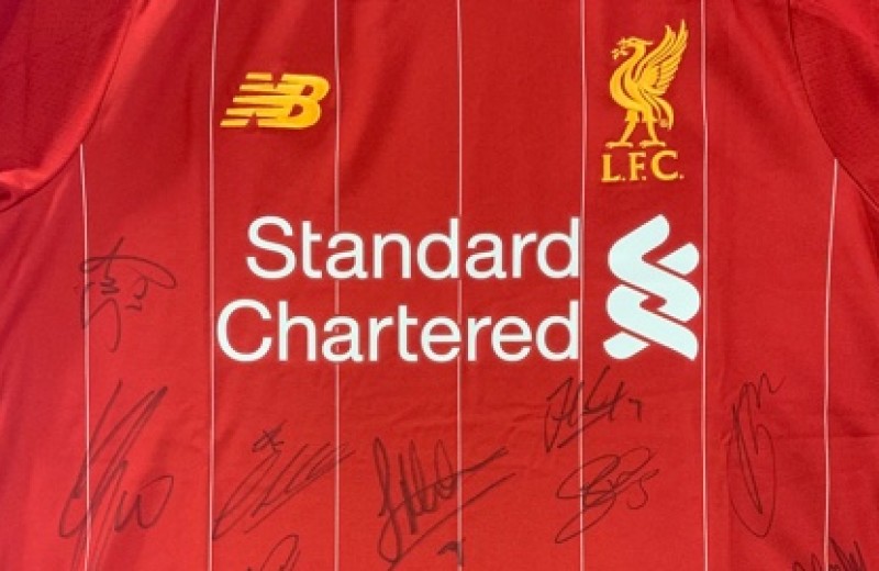Team Signed Liverpool FC Shirt 