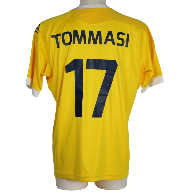 Tommasi's Signed Match-Worn Shirt, La Fiorita vs Linfield UCL 2017