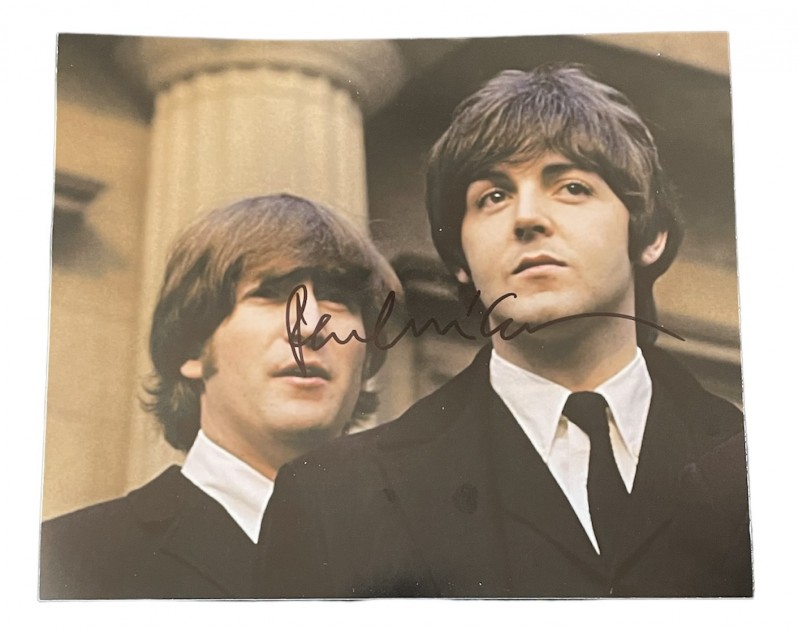 Paul McCartney of The Beatles Signed Photograph