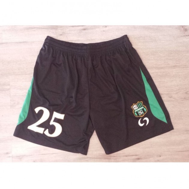 Berardi Sassuolo shorts worn, Serie A 2014/2015
