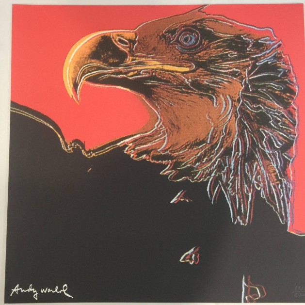 Andy Warhol Signed "Bald Eagle" 