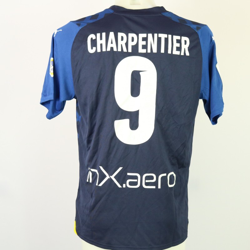 Charpentier's Unwashed Shirt Parma vs Ternana 2023 - Patch 110 Years