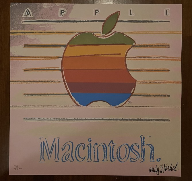 Andy Warhol "Macintosh" Signed CMOA