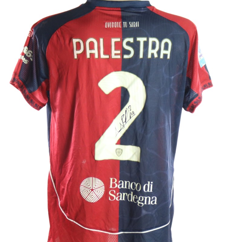 Palestra's Signed Unwashed Shirt, Cagliari vs Cremonese 2026