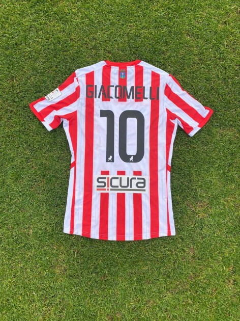 Giacomelli's Celebratory Worn and Signed Shirt, 318 Appearances – LR Vicenza 2022