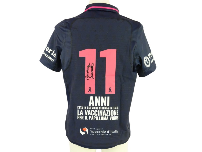 Francesca Granzotto's Signed Match Shirt, Italy vs Scotland 2024