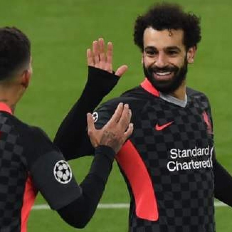 Mo Salah's Liverpool 2021 Match Shirt vs RB Leipzig