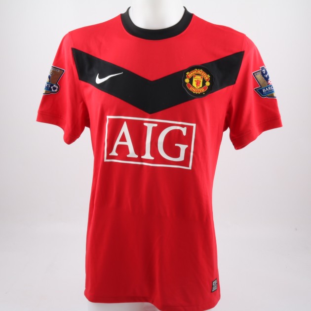 Giggs Manchester United shirt, issued/worn Premier League 09/10
