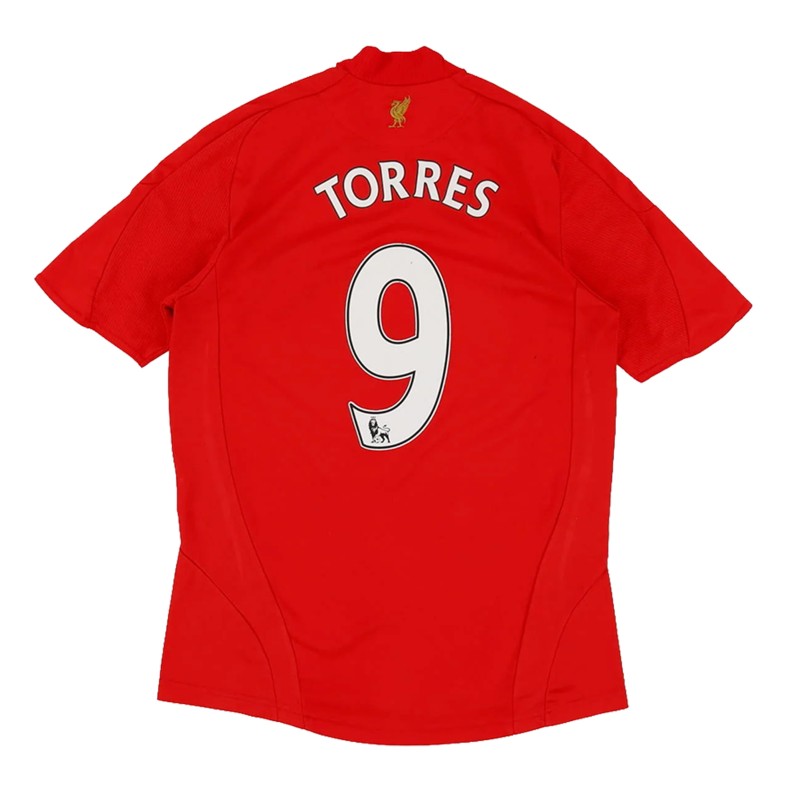Maglia Liverpool 2008/09 Torres - Autografata con dedica personalizzata