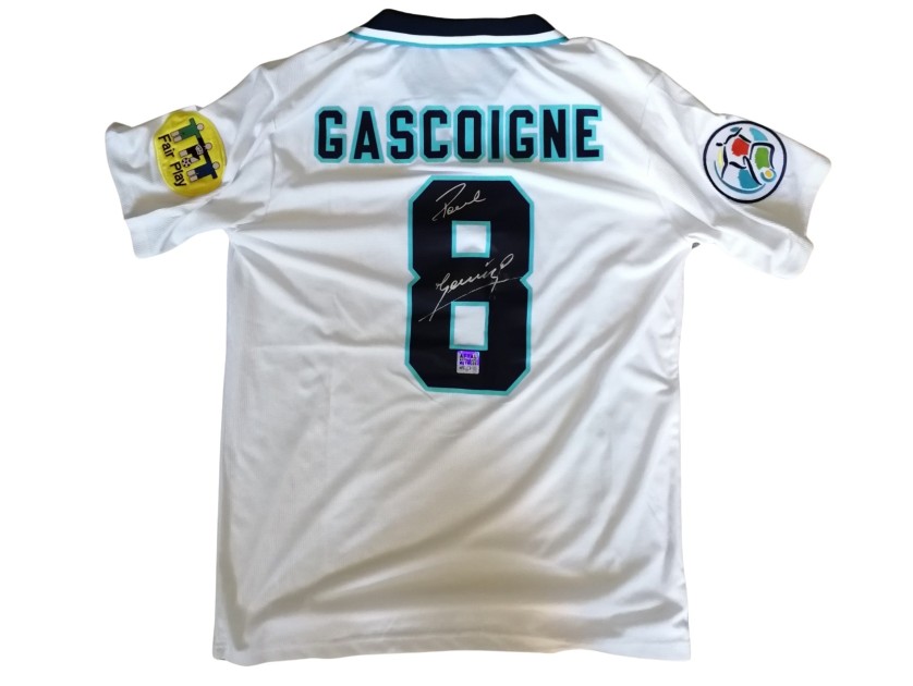 Paul Gascoigne's England Euro 96 Signed Shirt