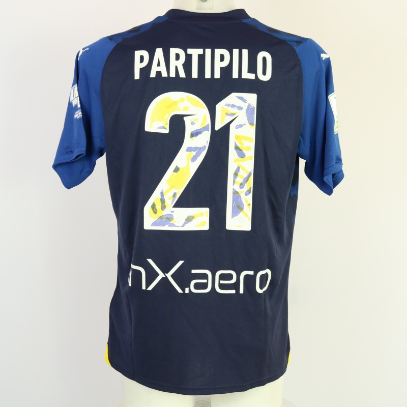 Partipilo's Unwashed Shirt, Parma vs Catanzaro 2024 "Always With Blue"