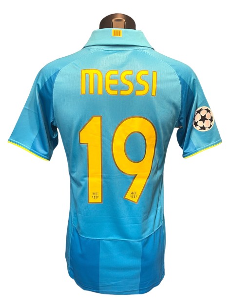 Lionel Messi's FC Barcelona Vs Stuttgart 2007 Match Shirt