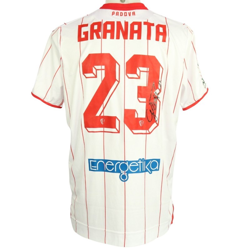 Granata's Unwashed Signed Shirt, Padova vs Pro Vercelli 2023