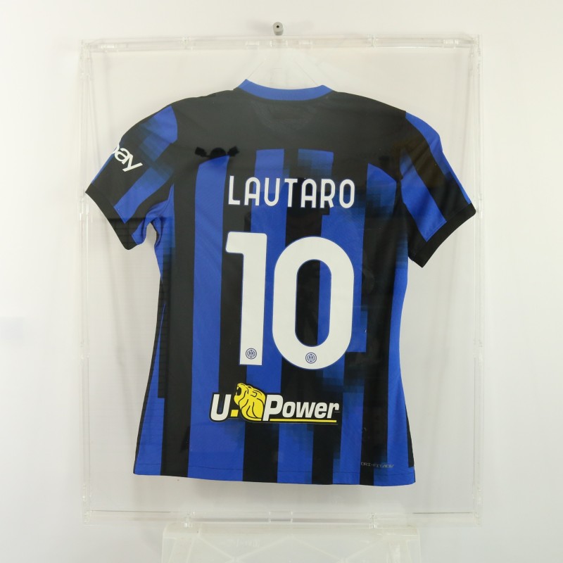 Lautaro's Match-Issued Shirt, Napoli vs Inter, Final Supercup2024