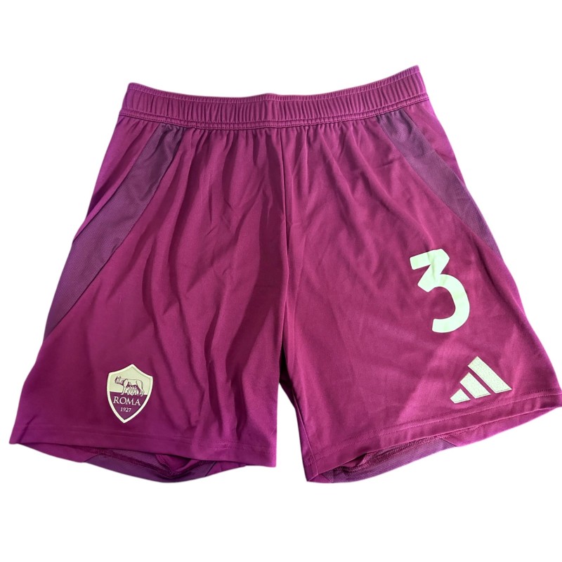 Angeliño's Roma Match-Issued Shorts, 2024/25