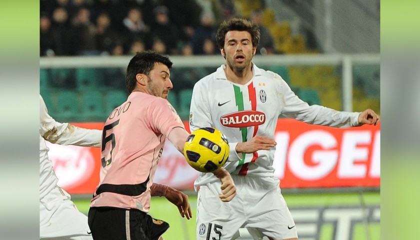 Barzagli's Juventus Match Shirt, Serie A 2010/11