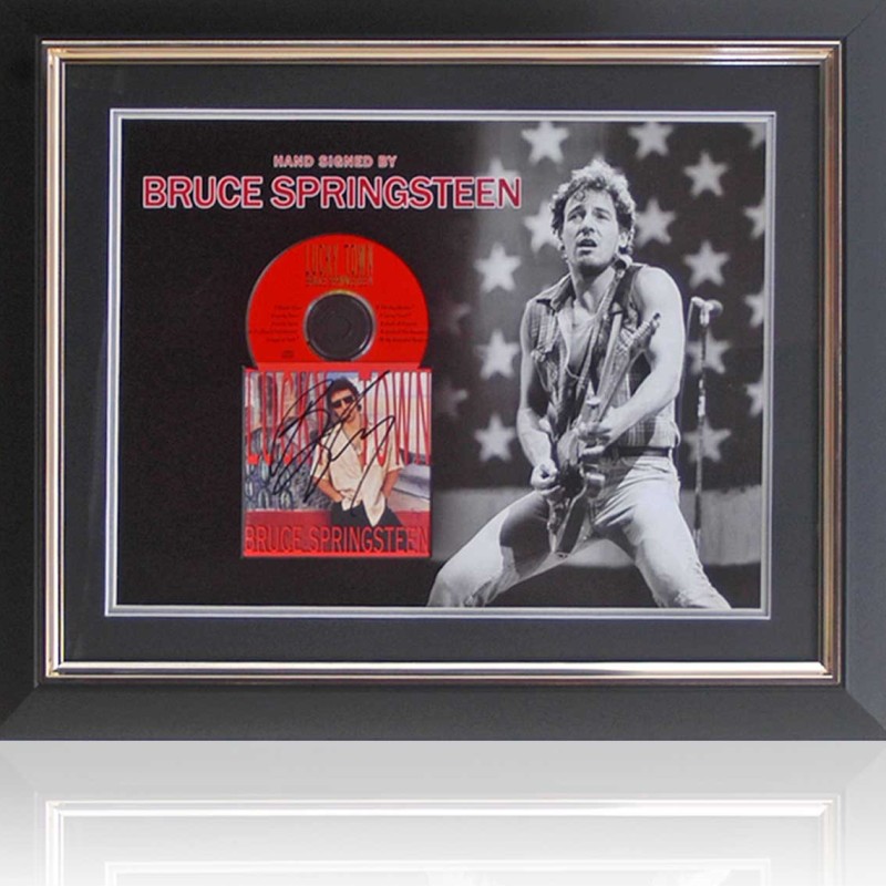 Bruce Springsteen Signed 'Lucky Town' CD Presentation