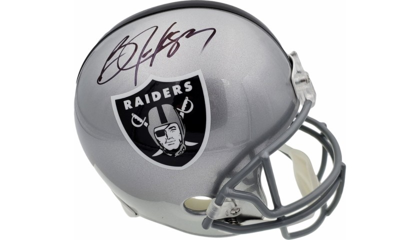 Bo Jackson Signed Full-Size Raiders Helmet