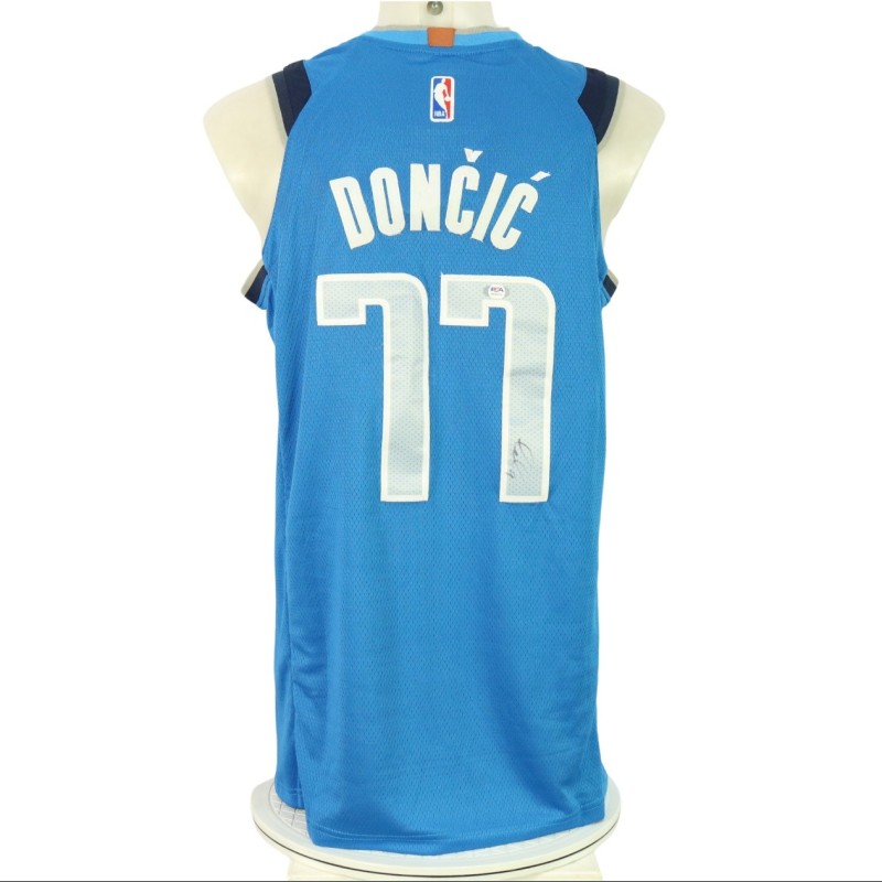 Canotta ufficiale Doncic Dallas Mavericks - Autografata + COA