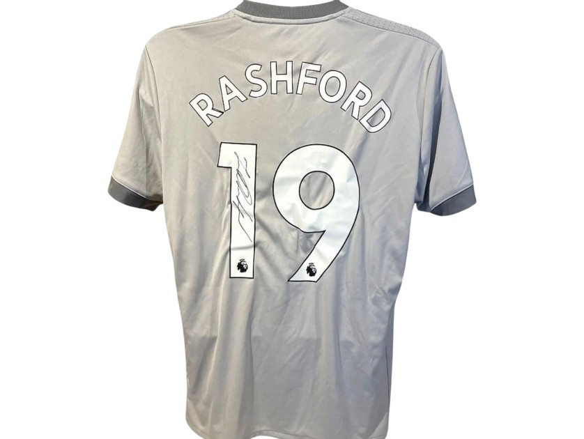 Marcus Rashford's Manchester United 2017/18 Signed Official Third Shirt