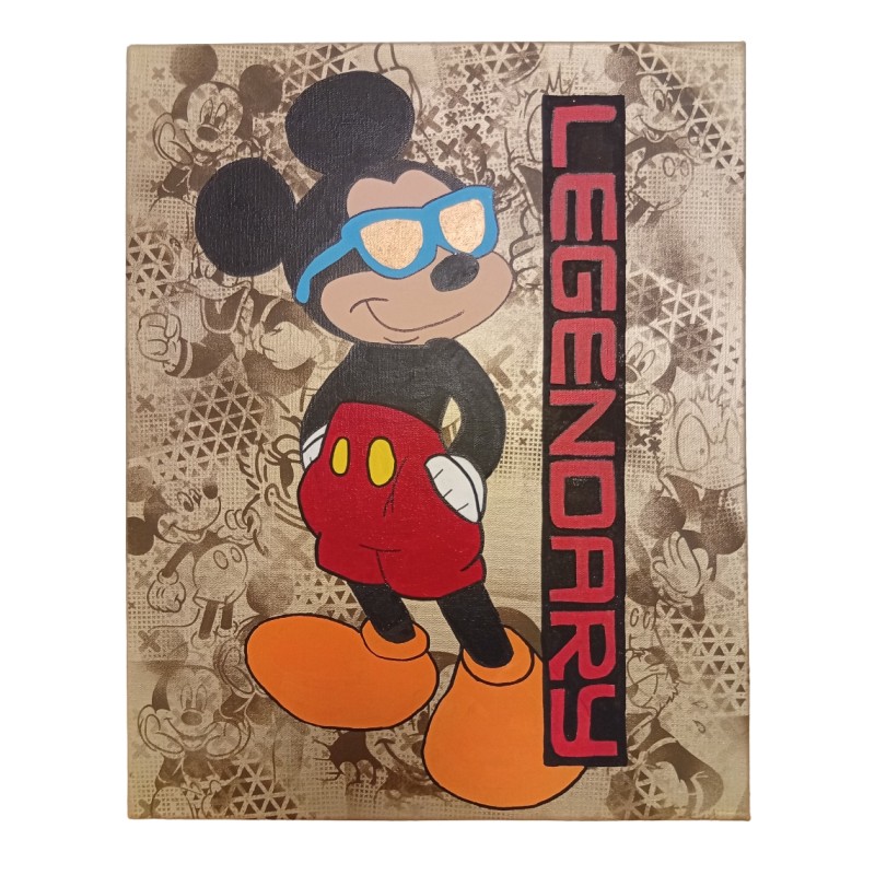 ´Legendary Mickey' Acrylic on Canvas by Melissa Stok