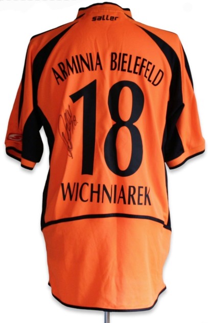 Wichniarek's Arminia Bielefeld Signed Match Issued Shirt 