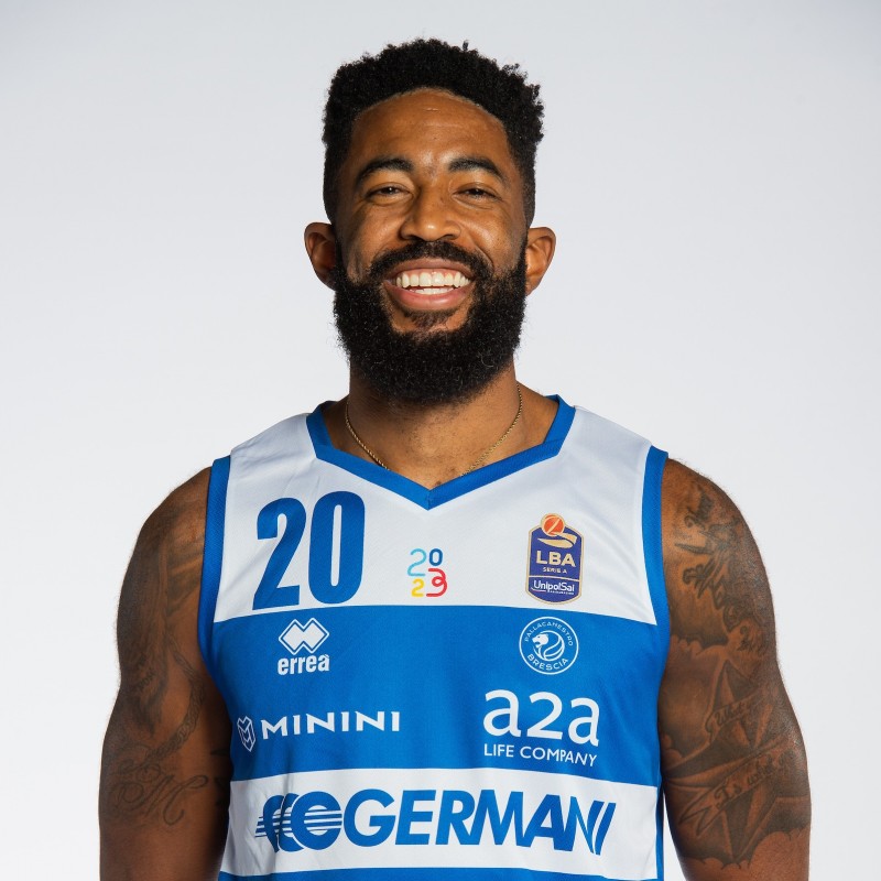 Pallacanestro Brescia Jersey Worn and Signed by Mike Cobbins – Nickname Day