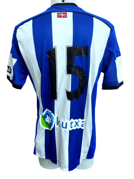 Maglia Real Sociedad, indossata amichevole 2014/15