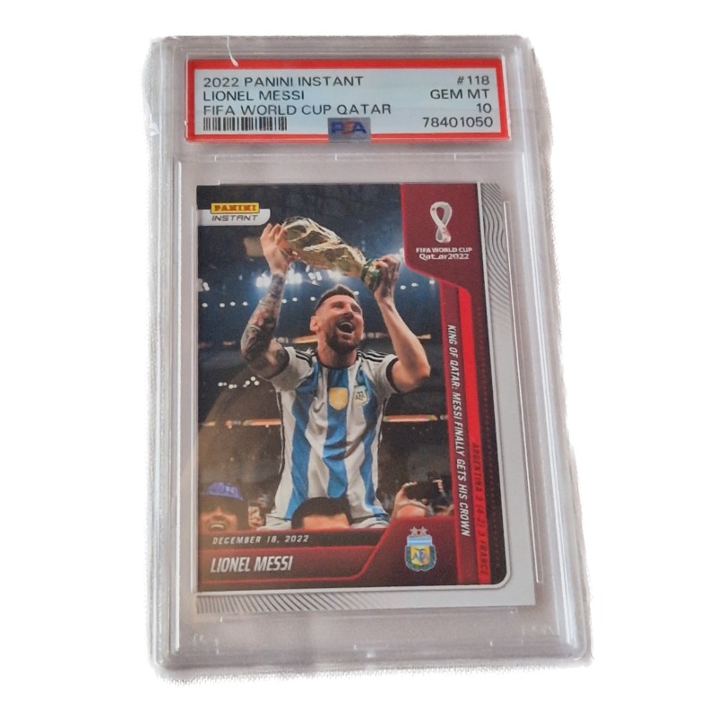 Lionel Messi FIFA World Cup Panini Instant Card 2022