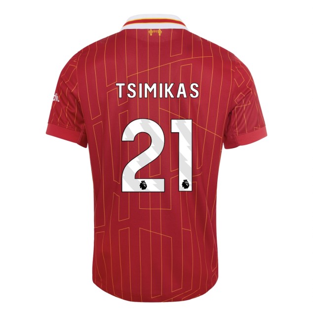 Konstantinos Tsimikas Collezione 'Futuremakers x Liverpool FC' - Maglia indossata in panchina durante la partita