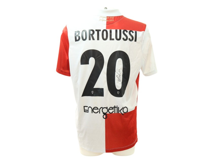 Bortolussi's Signed Unwashed Shirt, Padova vs Pro Vercelli 2025 - Special 115th Anniversary