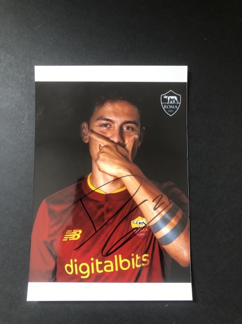 Fotografia autografata da Paulo Dybala 