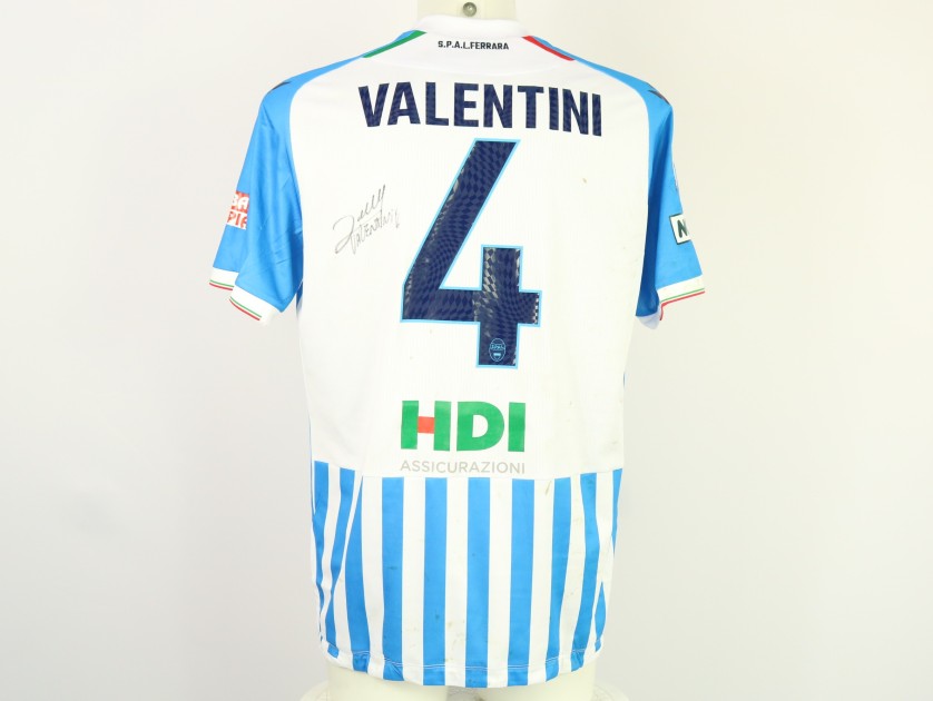 Valentini's unwashed Signed Shirt, SPAL vs Arezzo 2024 