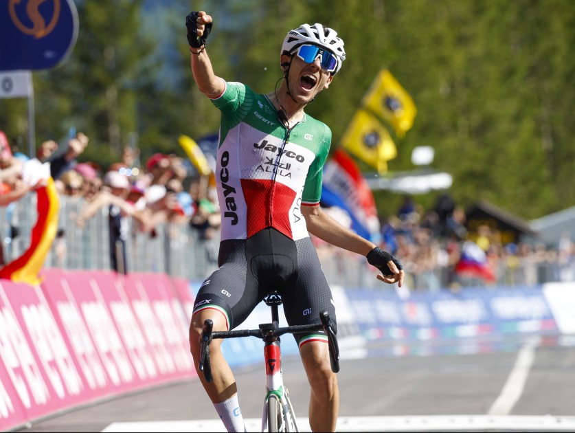 Filippo Zana's Worn and Signed Race Jersey, Giro d'Italia 2023 