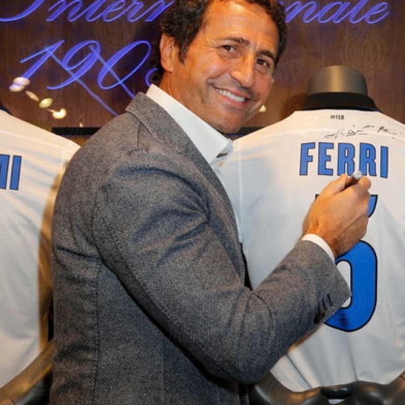 Inter 12/13 match issued shirt for Riccardo Ferri - signed