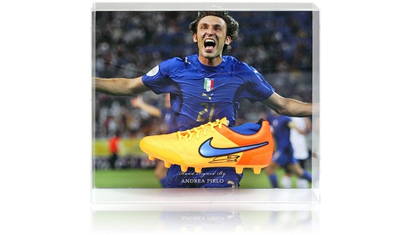 Andrea Pirlo Signed Italy Football Boot