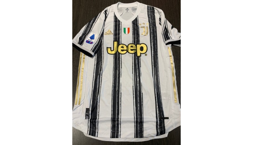 Ronaldo's Juventus Match Shirt, 2020/21 - CharityStars