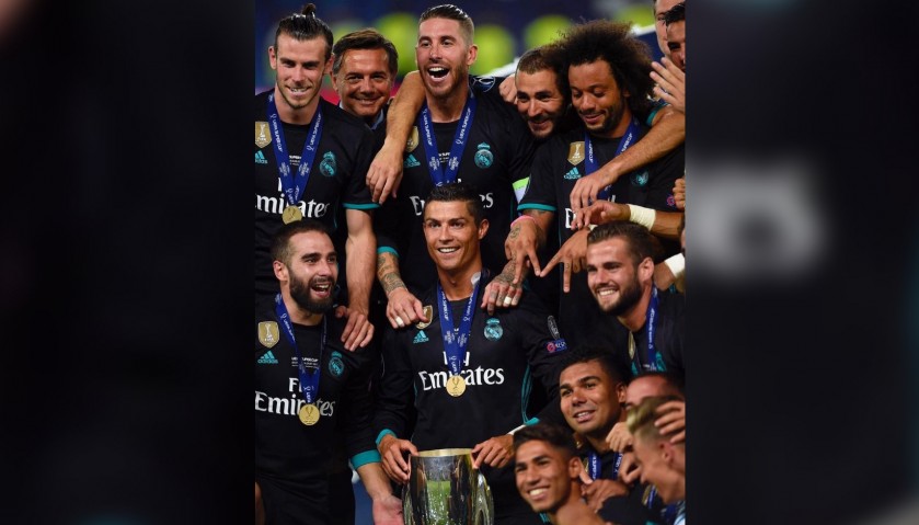 Ronaldo's Match-Issue Signed Shirt, UEFA Super Cup