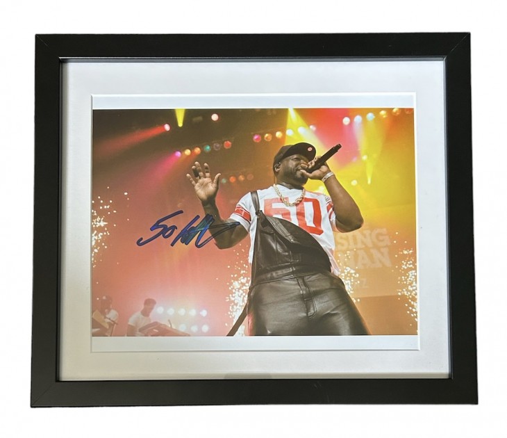 50 Cent Signed and Framed Photograph