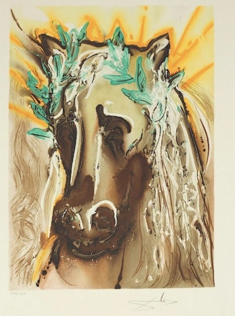 "Horse" Limited Edition Print Signed by Salvador Dali 