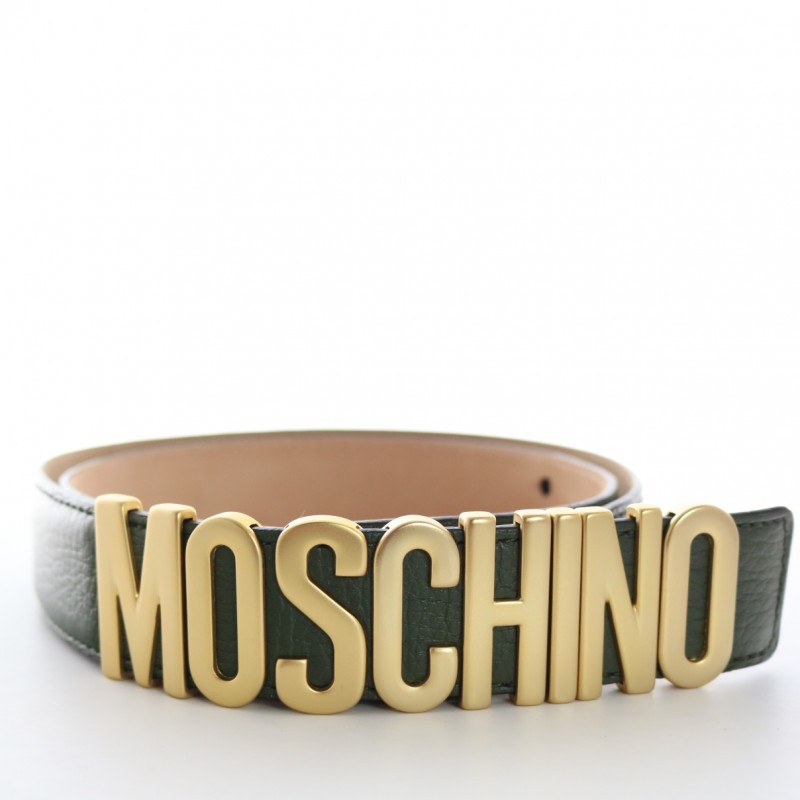 Moschino Lettering Belt