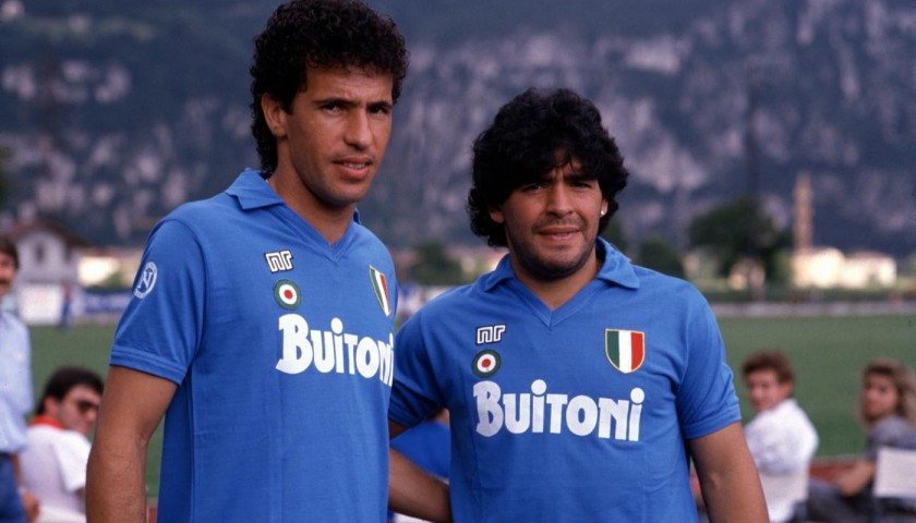 Maglia Ufficiale Maradona Napoli, 1987/88 - Autografata - CharityStars