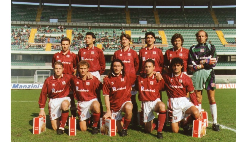 Two Pairs of Salernitana Match Shorts