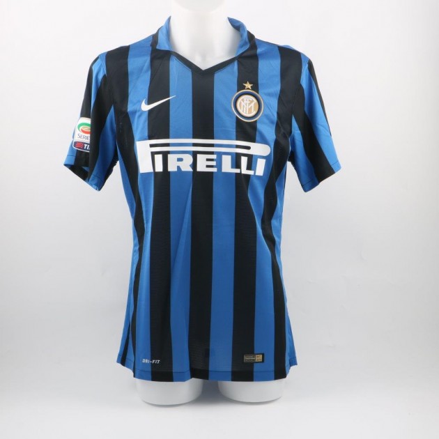 Jovetic shirt, issued Inter-Milan 13/09/2015 - special shirt